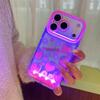 Strawberry Clover Flashing Phone Case for iPhone 14/13/12/11/15/16/17 PROMAX