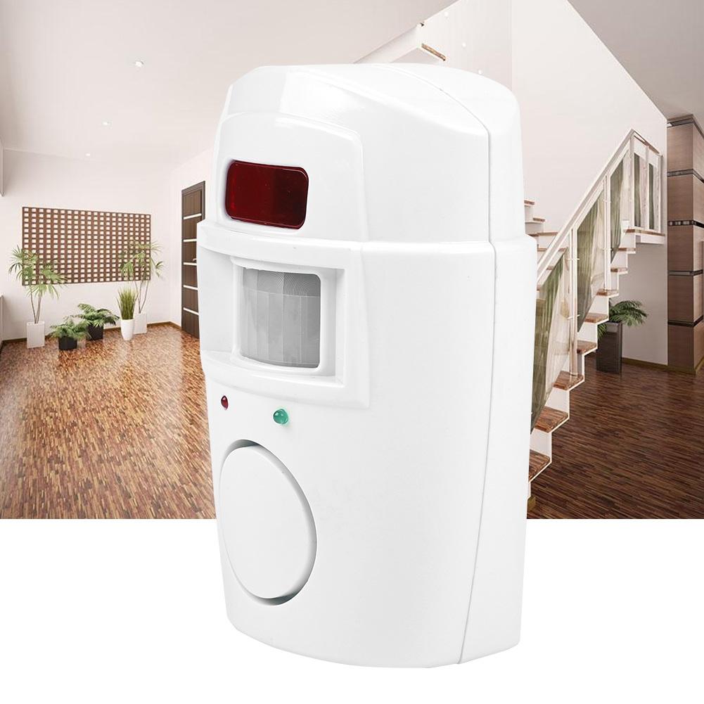 Wireless PIR Motion Sensor Detector Security Alarm System Remote Controls for Home Garage