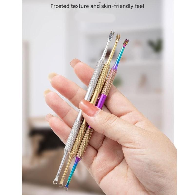 Professional Cuticle Pusher Remover Tool Featuring Double End Design And Vibrant Color Choices For Manicure Enthusiasts
