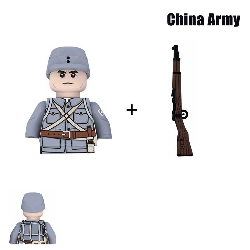Kinderspielzeug WW2 Militär Armee Bausteine US UK Sowjet China Frankreich Soldaten Mini Actionfiguren Spielzeug für Kinder Weihnachtsgeschenke