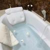Non-Slip 3D Mesh Bathtub Pillow with Suction Cups, Machine Washable Backrest Cushion for Bathroom