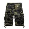 Men's Fashion Camouflage Multi-Pocket Pants Cotton Shorts Overalls Shorts