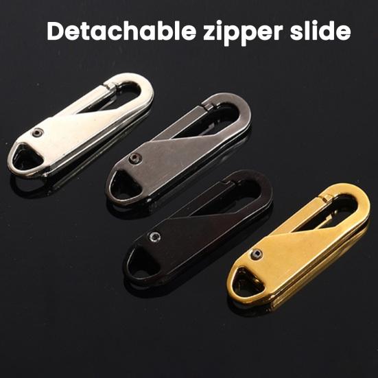 Detachable Zipper Pull Replacement Zipper Pull Tab Quick Attach Remove Zipper Pull for Backpacks Jackets Boots Luggage Clothing Purse