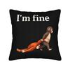 Punch Baby Monkey Pillow Case  Vintage Pillow Cover Polyester Design Cushion Cover Pillowcases For Sofa Home Decorative