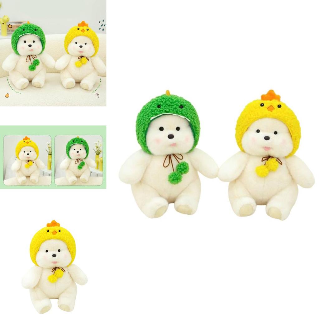 Adorable 40cm Wuluola Dinosaur Duck Plush Toy In Soft Short Velvet For Kids