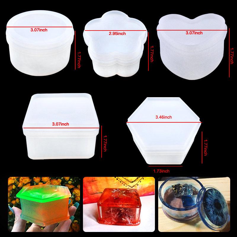 Transparent Epoxy Resin Molds Set Silicone Molds For Epoxy Resin Kit Silicone Moule For Jewelry Making DIY Craft Art Supplies