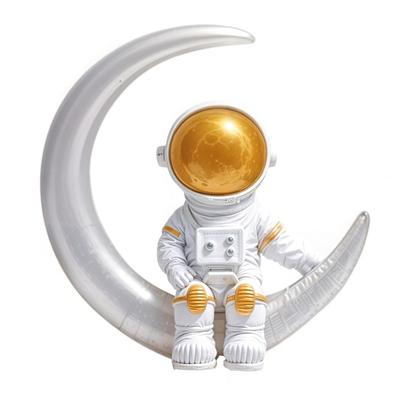 Schattig Buitenaards Astronaut Figuur Actiefiguur Speelgoed Standbeeld voor Vitrine Woonkamer Decoratie Kantoor Bureau Decoratie Auto Dashboard