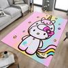 Unicorn Hello Kitty Party Carpet For Playroom Bedroom Living Room Sofa Home Decorkids Game Area Rug Nonslip Floor Mat