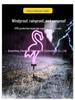 Outdoor Solar Flamingo Neon Light for Garden or Courtyard