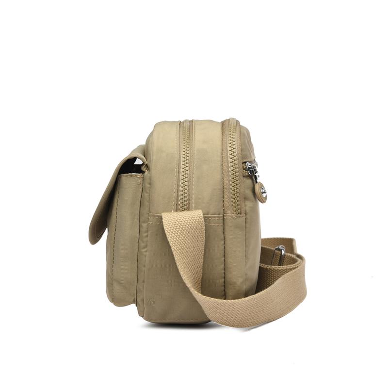 Small Square Bag Women's Shoulder Bag Nylon Crossbody Bag Mobile Phone Bag