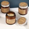 Brown Glass Aromatherapy Candle Without Handmade Fragrance Plant Wax Ins Essential Oil Souvenir