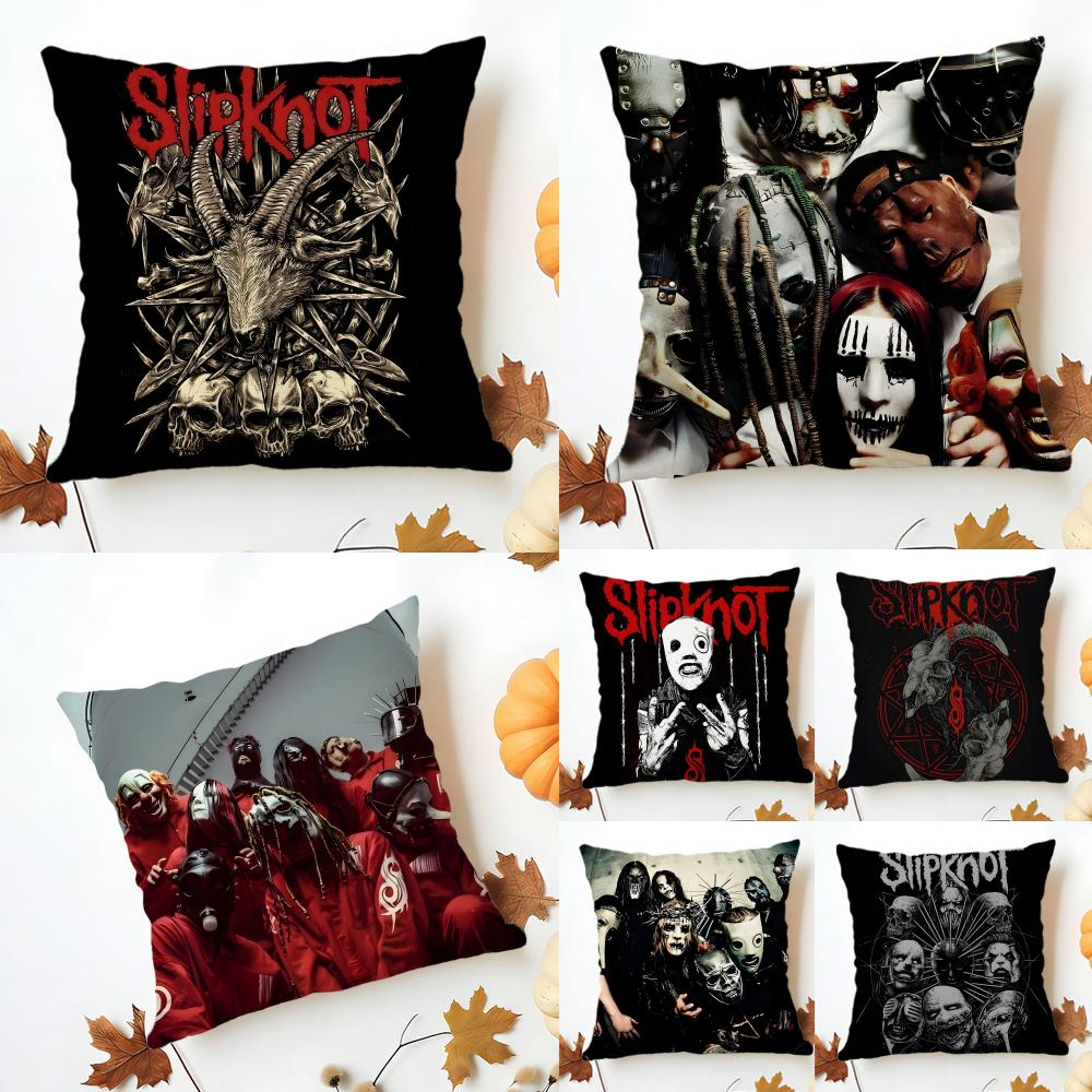 Slipknot Cushion Cover Washable Linen Pillowcase Soft for Sofa Bed Cozy Home Room Decor