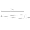 Pottery Fork Trimming Knife Metal Scraping Tool Ceramic Clay Sculpting Trimming Polishing Tool for DIY Handmade Pottery