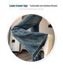 Women's Slimming Velvet Flare Jeans - Wide Leg, Horseshoe Style for 2025/26 Autumn/Winter and Spring