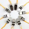 Metal Whistle Referee Sports Rugby Stainless Steel Whistle Soccer Basketball Party Training School Cheerleading