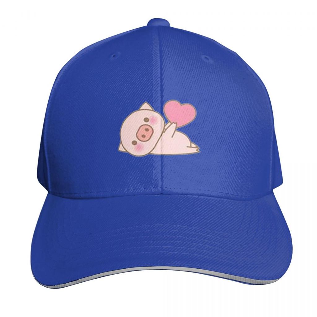 Lots Of Little Hearts Pig Emoticon Cap Fashion Casual Baseball Caps Adjustable Hat Hip Hop Summer Unisex Baseball Hats