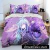 I Got Reincarnated As A Slime Cartoon Poster Sheets Quilt Covers Bedding Dormitory Sheets Bedding Set Soft Warm Bedding Set963