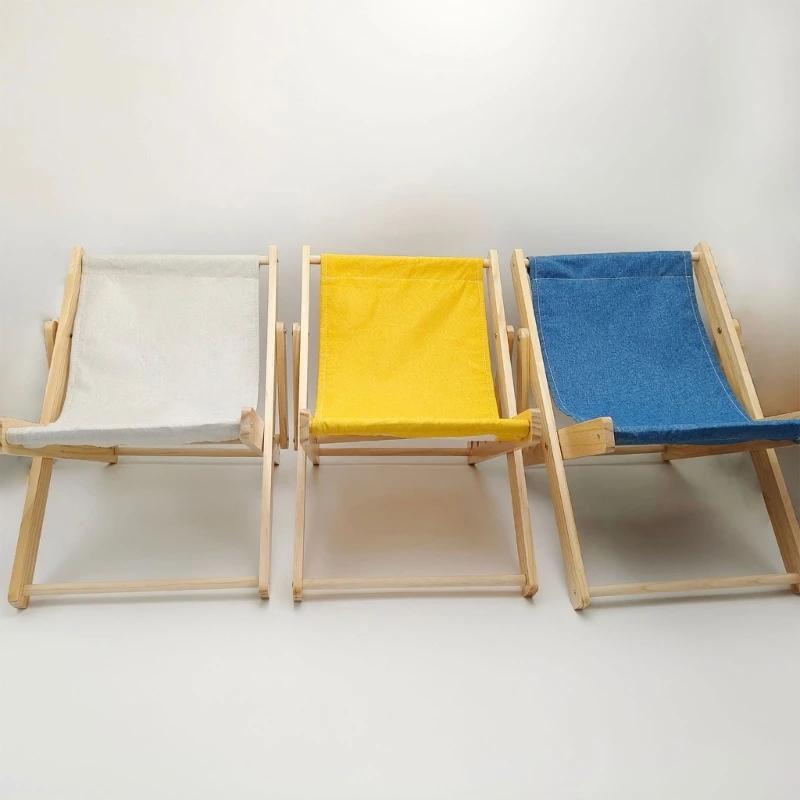 

Photography Props Beach Chair Furniture Photo Accessory Shower Gift New бежевый