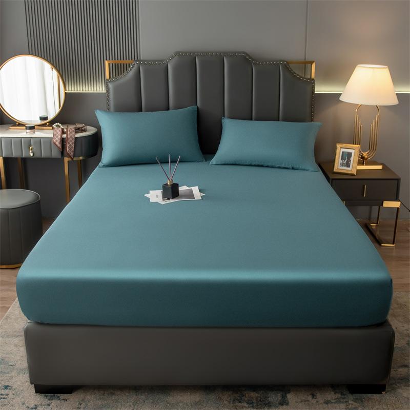 Wasserdichter Matratzenschoner, Matratzenbezug mit tiefen Taschen, Spannbettlaken-Stil mit elastischem Gummiband, waschbar und pflegeleicht