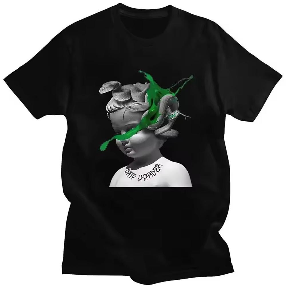 Hip Hop Rapper Lil Baby Graphic Print Unisex Clothing Tee Shirt Homme New Short Sleeve Round Neck Printing Pullover TShirt 50384
