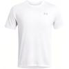 UA Launch Splatter Logo Round Neck Short Sleeve T-Shirt Men Tops White 1382586-100