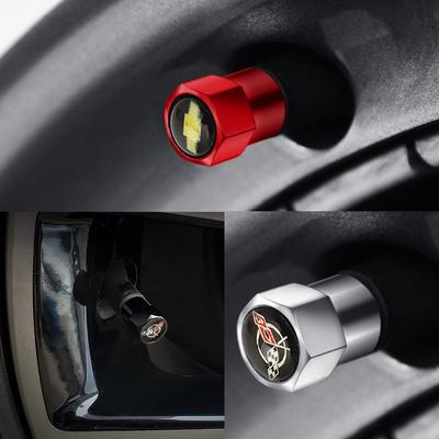 4PCS Alloy for Car Emblem Tire Valve Caps Sail Silverado Cruze Captiva Malibu Orlando Aveo Lacetti Wheel Stem Covers