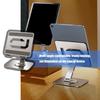 Faltbarer Tablet-Halter Ergonomische 360°-Schwenkbasis Wärmeableitendes Design Solide Metallkonstruktion für Tablets und Handys