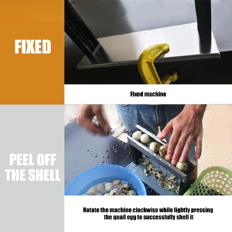 Wachteleier-Schäler 304 Edelstahl Küchen-Eierwerkzeug Schnelle Eier-Schälmaschine für schnelle und einfache Eierschalenentfernung