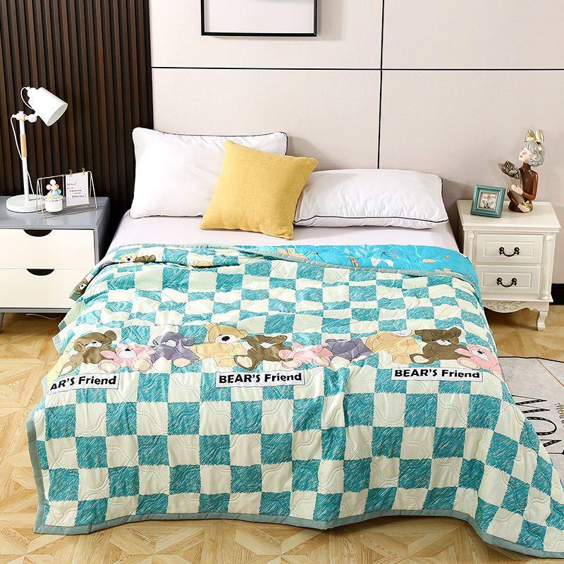 Summer Cooling Blanket Single Double Air Conditioner Thin Multi-layer Yarn Cotton Towel Blanket Comfort Blanket