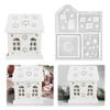 House Silicone Casting Moulds House Handicraft Mold Ornament House Shaped Candlestick Silicone Mould Table Decorations
