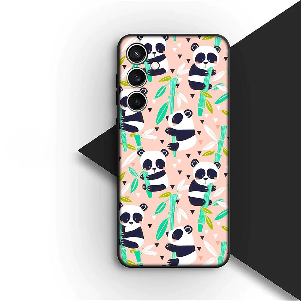 Lovely Panda Cute Silicone Cover for Xiaomi Redmi Note 12 11 10 Pro 10A 10C 12C 13C Note12 12Pro Coque Phone Case