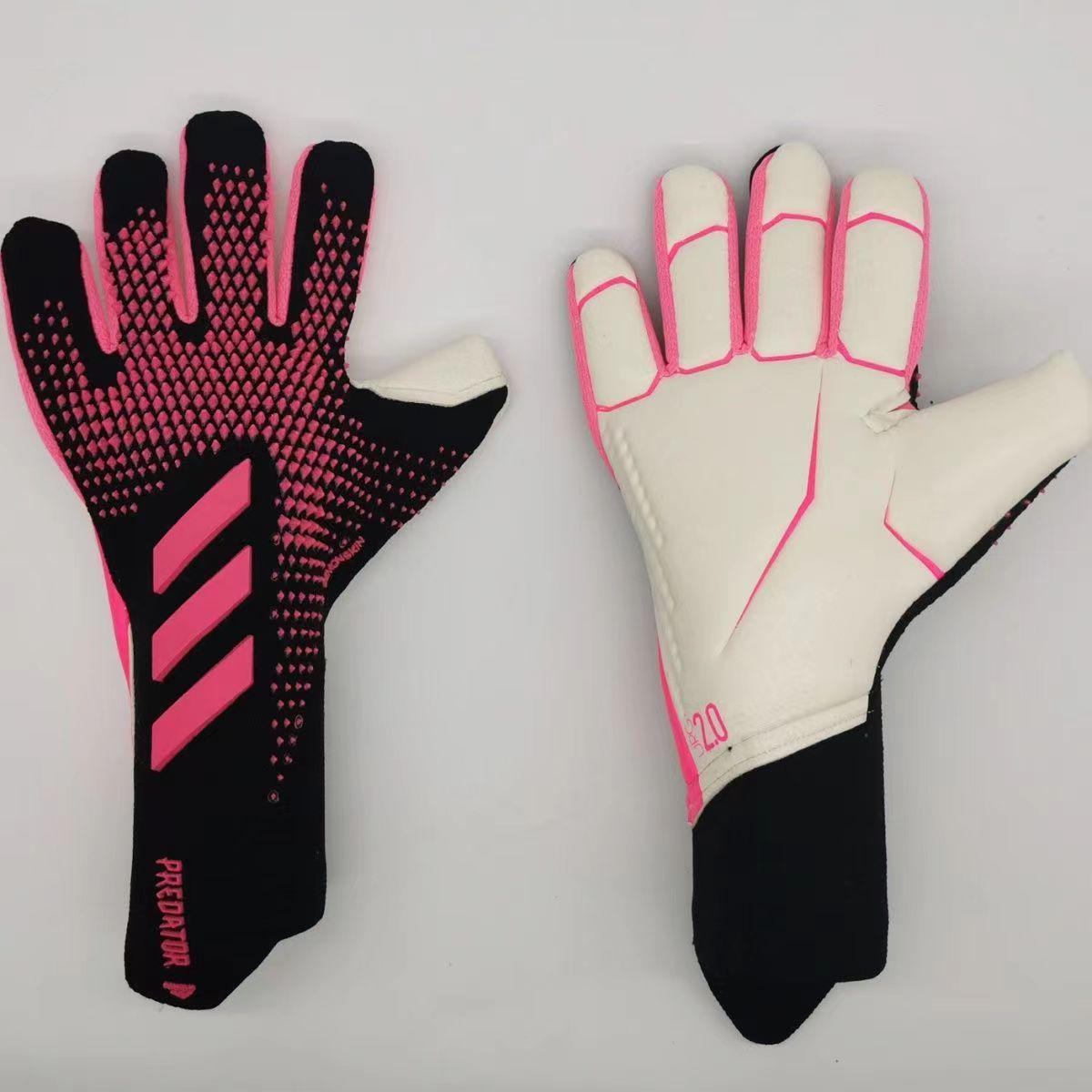 

Falcon Soccer Fingerless Goalkeeper Gloves: Comfortable, Breathable, Wear-Resistant for Adults & Children Size 8 розовый/чёрный