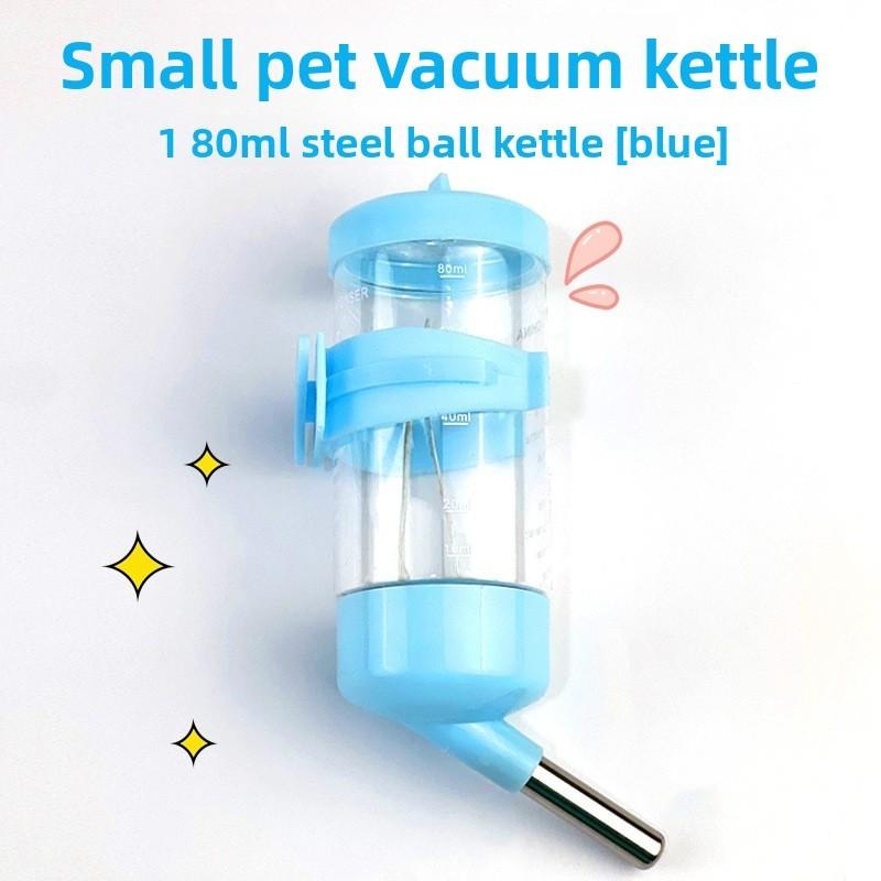 Hamster Water Bottle With Steel Ball Valve Leakproof Drinking Dispenser For Small Pets