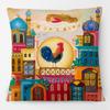 The Middle East Traditional Folk Culture Teapot By The Traditional Heater Cushion Cover Domes Mosque Art Print Pillow Case