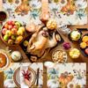 Fall Placemats Set of 6 Thanksgiving Pumpkin Table Mats, Farmhouse Sunflower Seasonal Holiday Outdoor Dining Table Place Mats for Home Party