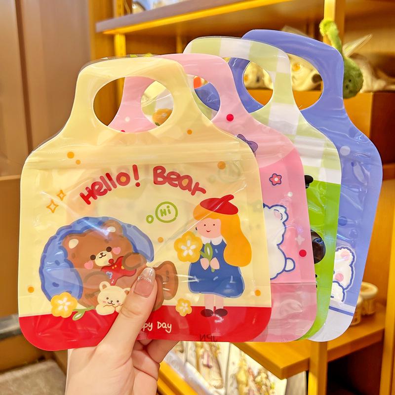 2025 Handheld Cartoon Self-Sealing Gift Bag - Cute & Creative Exquisite Packaging