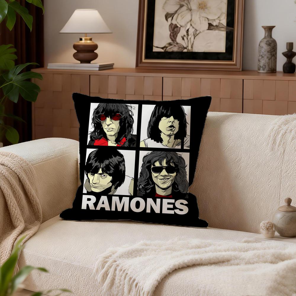 Ramones Cushion Cover Cushion Cover Set 4Pcs 50X50 45X45 40X40 Pillowcase Decorative Sofa Home Decor