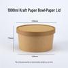 Einweg-Kraftpapier-Mikrowellen-Lebensmittelbehälter