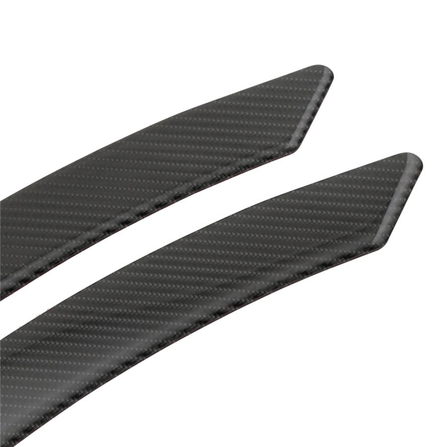 Pair 39cm Car Mudguard Sticker Extension Wide Arch Protector Real Carbon Fiber