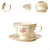 Ceramic Coffee Cup with Saucer White Gifts Multi Purpose Novelty Creative Decoration Kitchen Tool