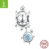 S925 Sterling Silver Beads Loose Beads, Flamingo Dolphin Diy Beaded Bracelet Accessories