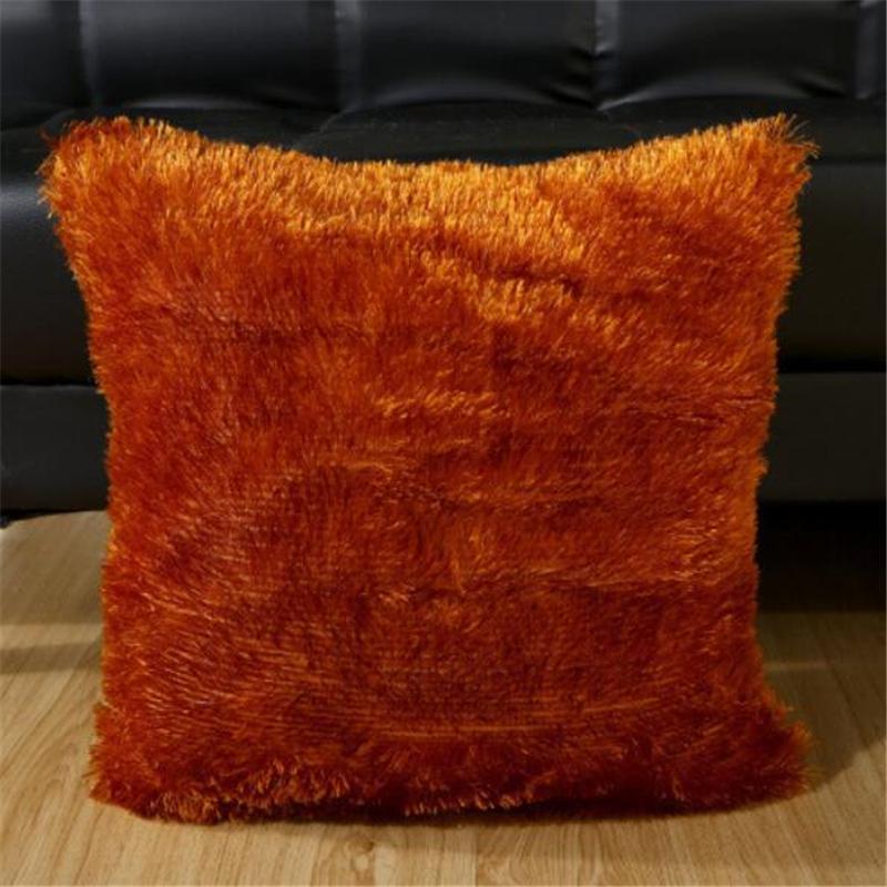 Cushion Cover Plush Velvet Fur Fluffy Sofa Soft Cushion Cover Throw Pillow Case Nordic Home Decoration Pillow Cover 40*40cm