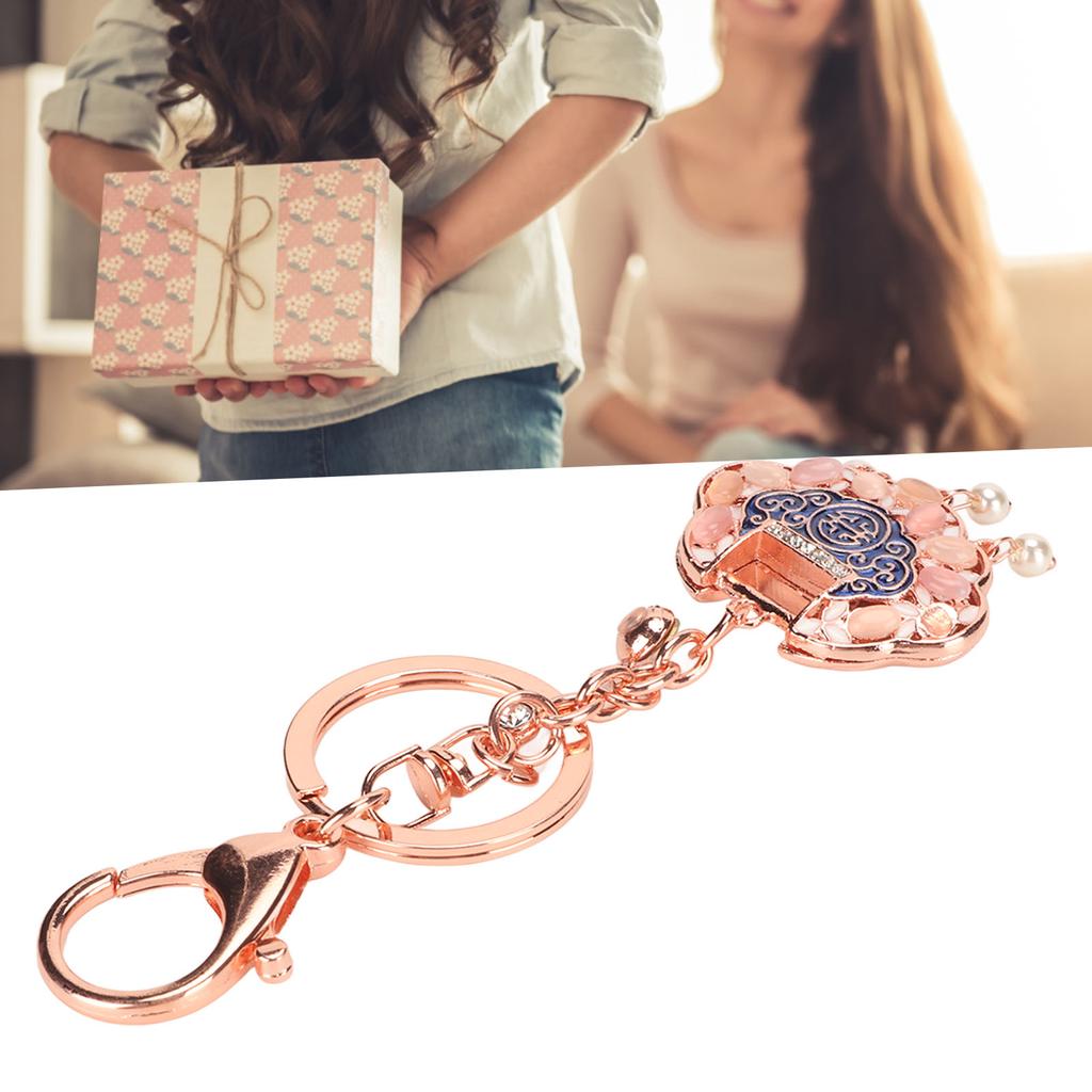 Chinese   Keychain Best  es Zinc Alloy Rhinestone Shinny Fashionable Handbag Key   for Car Decor