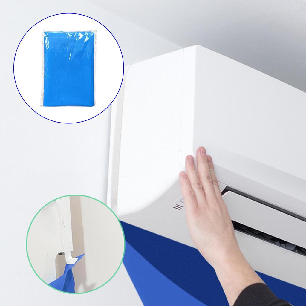 Air Conditioner Cleaning Cover Waterproof Design Washing Bag for Household