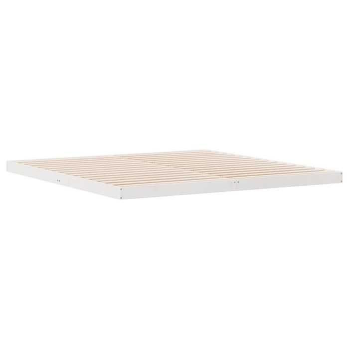 Cadre de lit au sol vidaXL 200x210 cm en bois de pin massif 869745