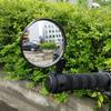 Specchietto Retrovisore per Bicicletta 360° Rotante Sicurezza Manubrio Vetro Nero
