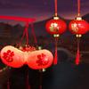 Antique Spring Festival Lantern Lucky Red  Lantern New Year Handheld Lantern  Children's Toy