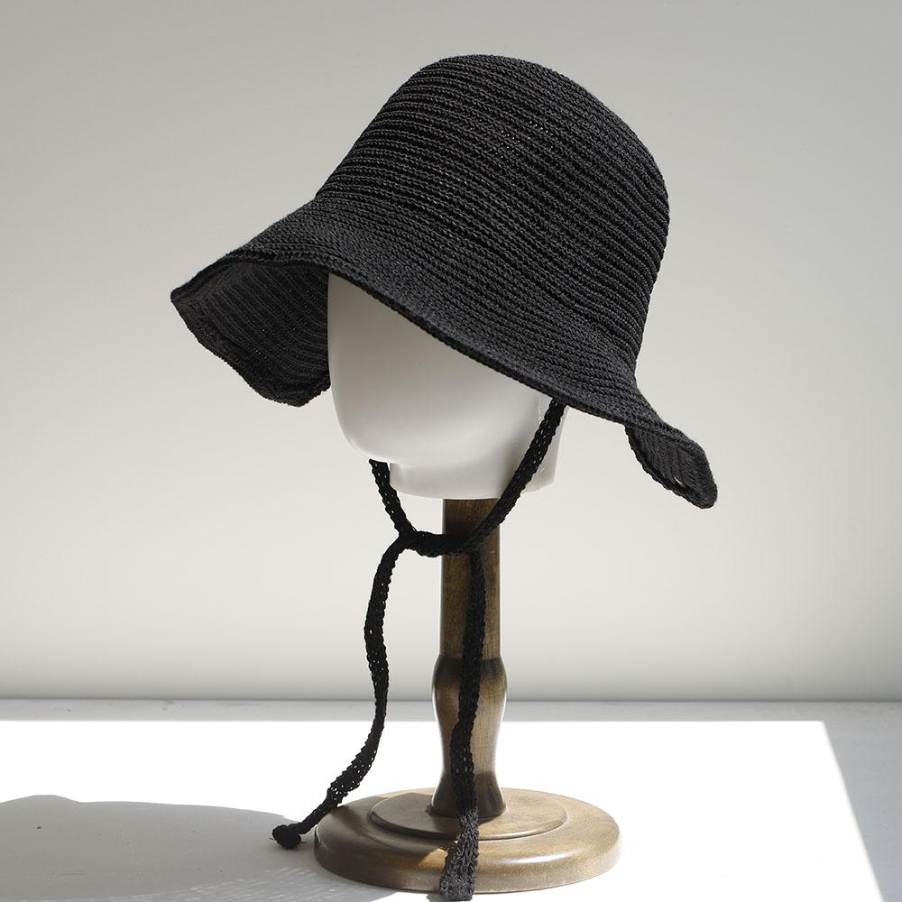 2026 Chapeau Bob Cool pour Femmes Chapeau d'Été Chapeau de Soleil Tressé Casquette de Voyage Casquette Dame Simple Pliable Souple Chapeau de Plage pour Filles Panama