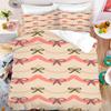 Bow Cartoon Anime Duvet Cover Set Kawaii Holiday Gifts Quilt Covers Pillowcase Set Kids Bedding Set Decor Queen King Size