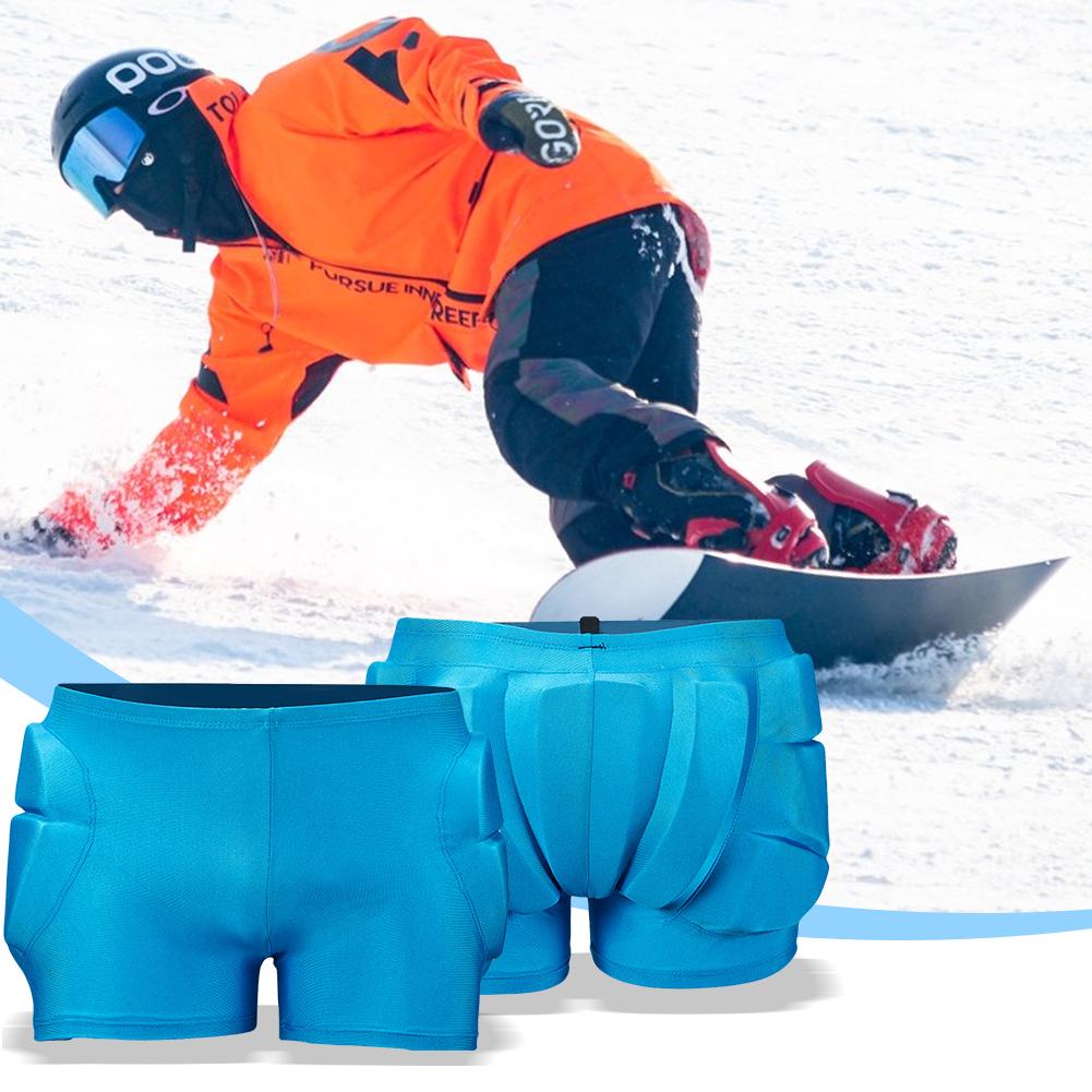 Kayak Ekipmanı Kalça Popo Kış Paten Koruyucu Darbe Emici Kalça Koruma Şortu Kalça Popo Kuyruk Kemiği Snowboard Paten Kayak İçin